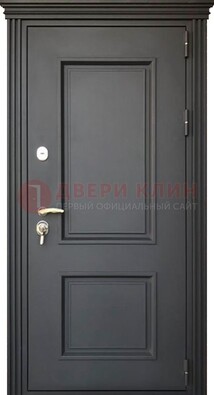Чёрная дверь с МДФ ДМ-520 в Ярославле
