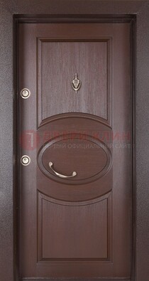 Железная дверь с массивом дуба в стиле классика ДМД-55 в Ярославле