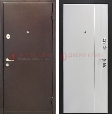Входная дверь с порошковым покрытием с МДФ с молдингами ДП-232 в Ярославле