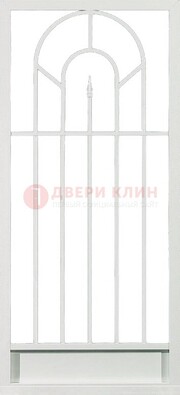 Стальная решетчатая дверь в белом цвете с пикой ДР-11 в Ярославле