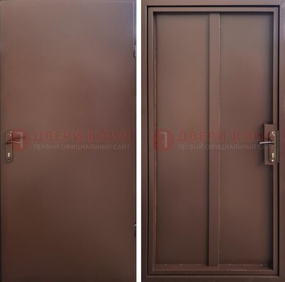 Техническая дверь с порошковым покрытием медный антик с двух сторон ДП-253 в Ярославле