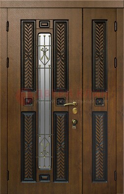 Полуторная входная дверь с виноритом ДВТ-169 в Ярославле