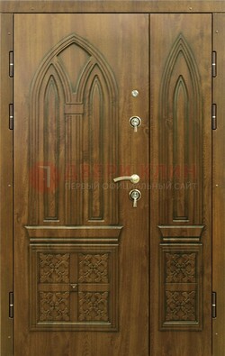 Входная дверь с виноритом и узором ДВТ-181 в Шатуре
