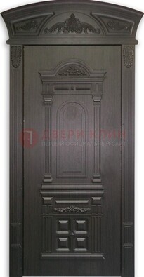 Черная стальная дверь с виноритом ДВТ-31 в Ярославле