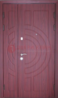 Тамбурная красная железная дверь с виноритом ДВТ-3 в Ярославле